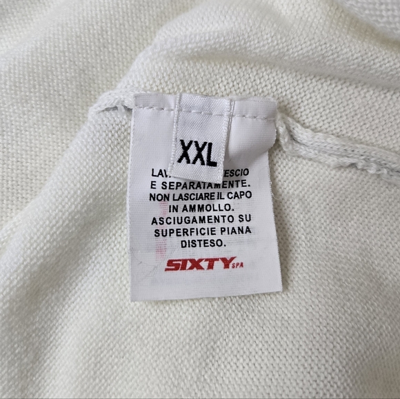 ENERGIE Men's Cream Cotton Zip-Up Sweater, Size XXL* (L/XL) ~ NWT - Picture 8 of 13